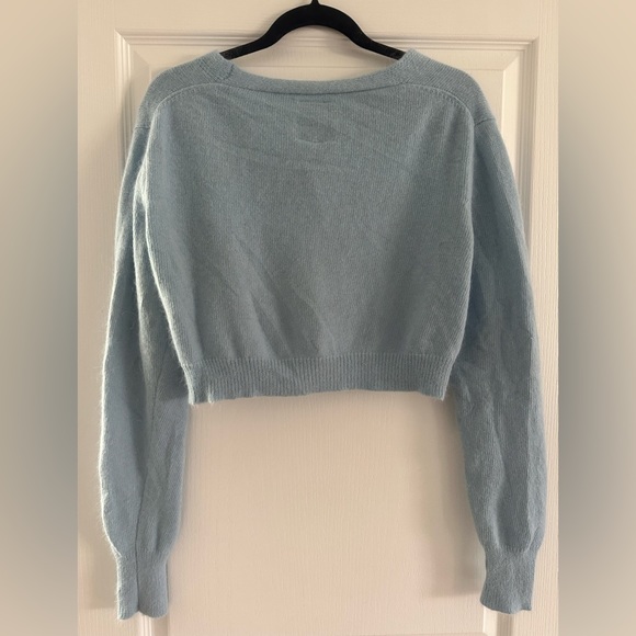 NWT UNIF Blue Button Sweater - Picture 8 of 8